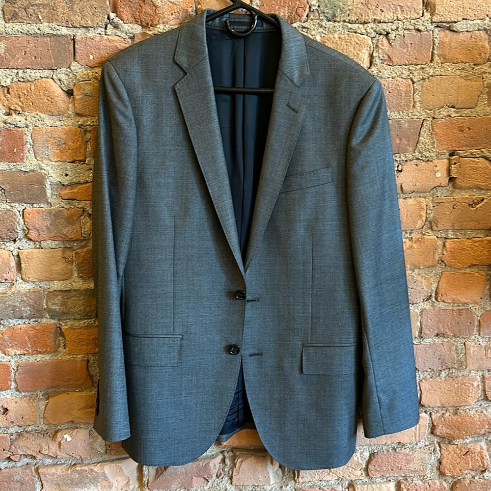 J Crew Ludlow 38S Charcoal Suit Jacket